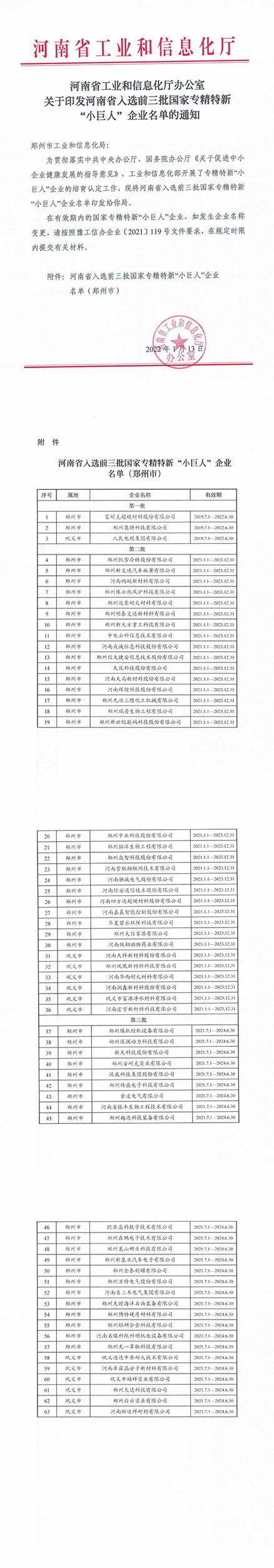 亿德体育(中国)科技有限公司官网入选国家专精特新“小巨人”企业名单